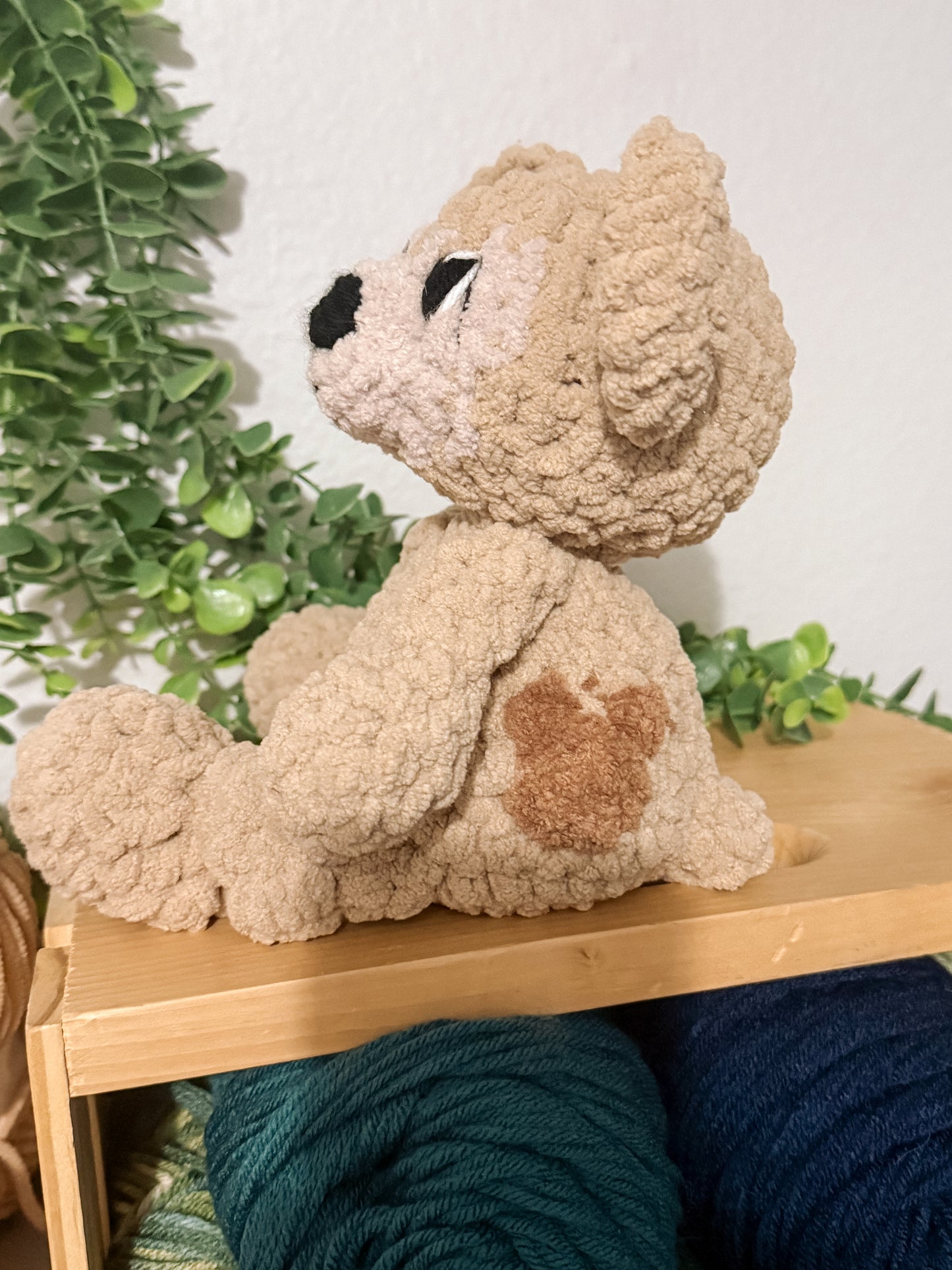 The Mouse's Sweetheart Bear - Crochet Plushie
