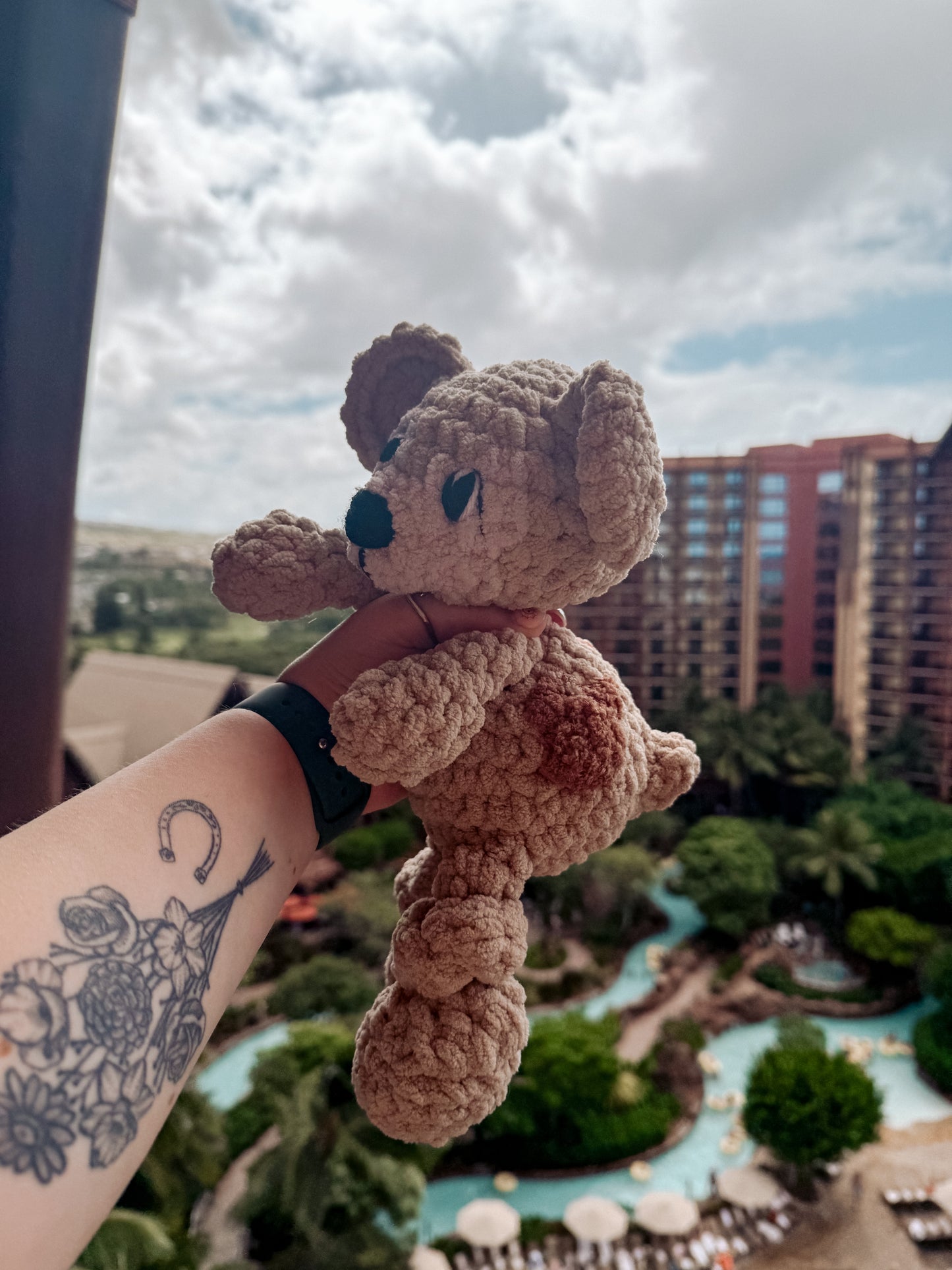 The Mouse's Best Bear - Crochet Plushie