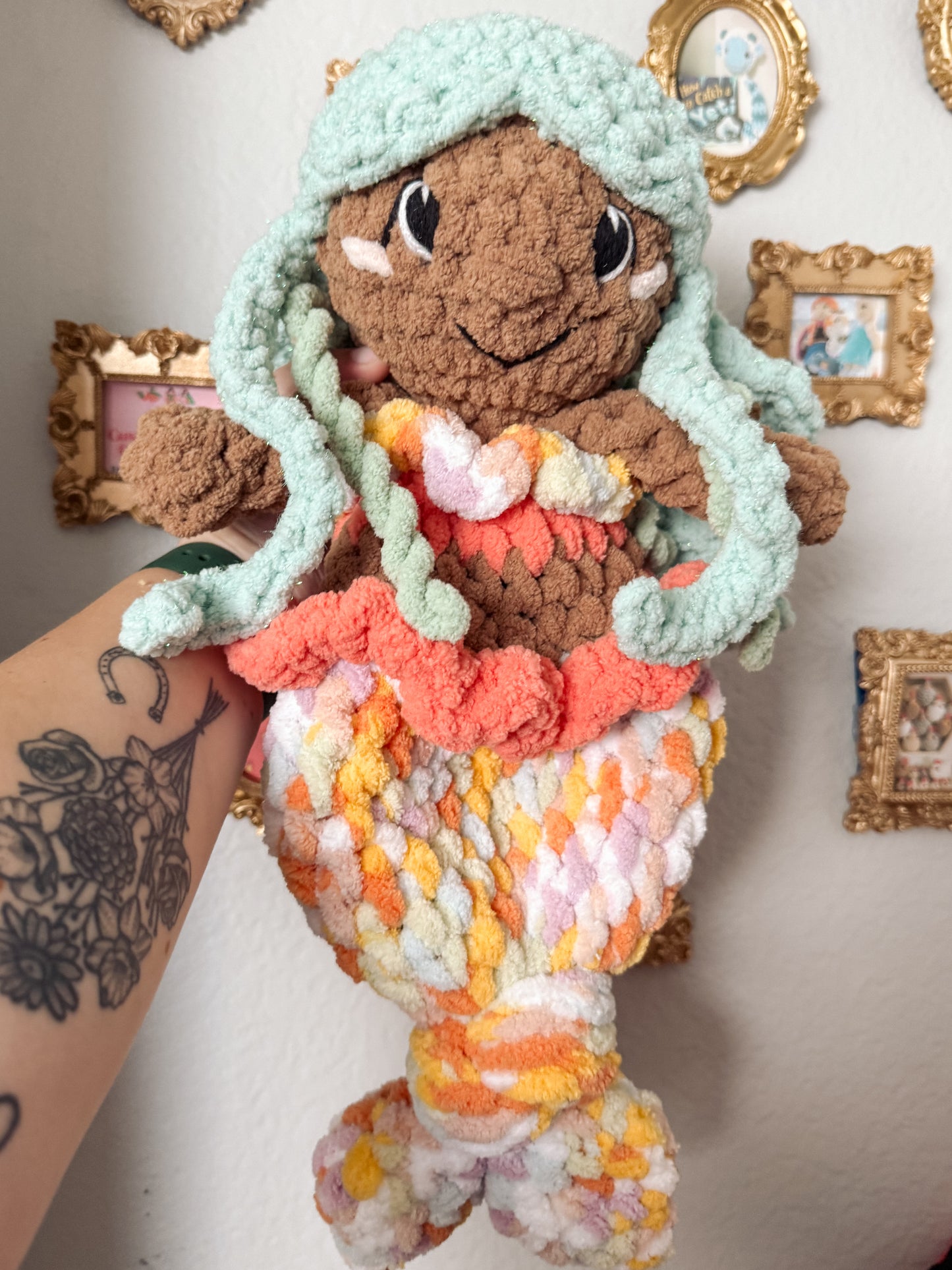 Maisey the Mermaid - Crochet Lovey