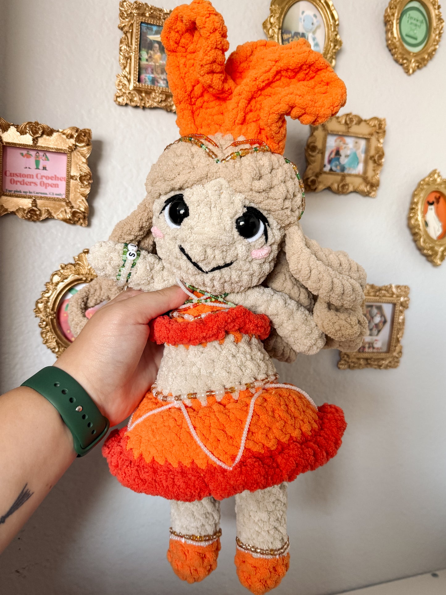 The Showgirl - Crochet Plushie