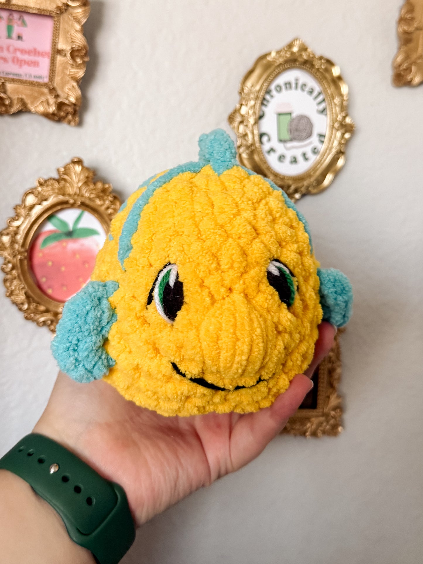 The Littlest Mermaid's Sidekick - Crochet Plushie