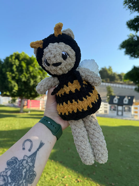 Baylor the Bear - Bee - Crochet Plushie