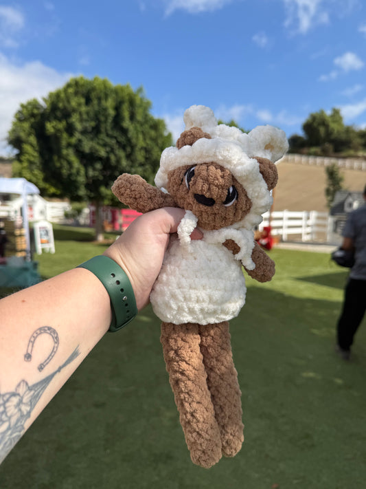 Baylor the Bear - Lamb - Crochet Plushie