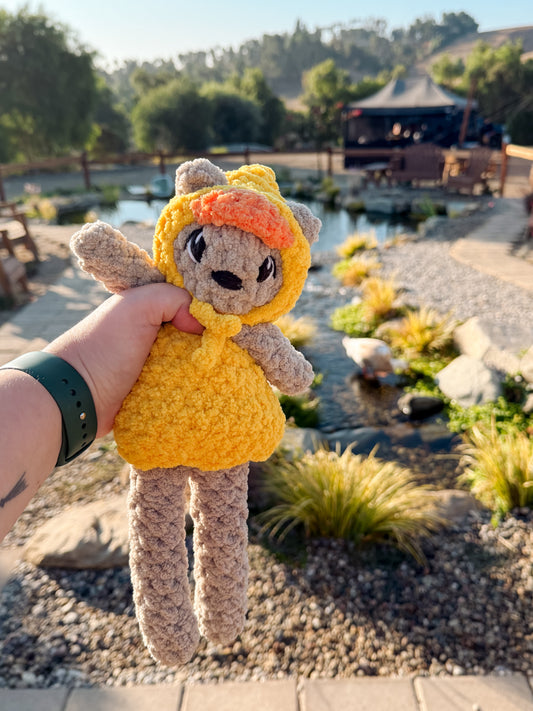 Baylor the Bear - Duck - Crochet Plushie