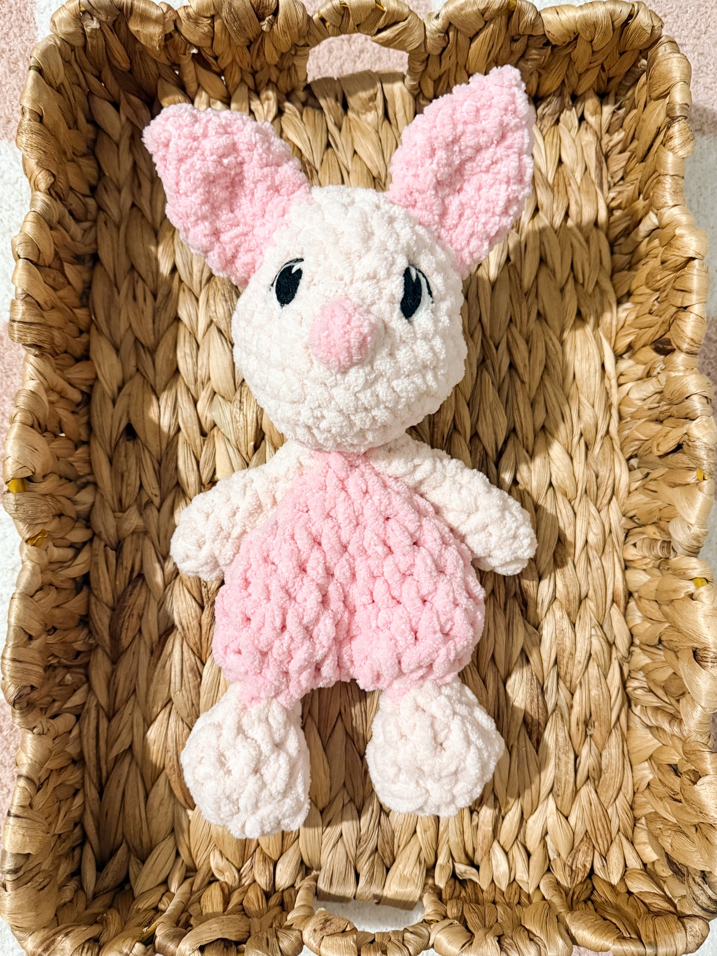 Hundred Acre Piggie - Crochet Lovey