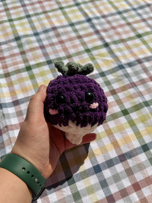 Raven the Radish: The Produce Plushies Collection - Crochet Plushie