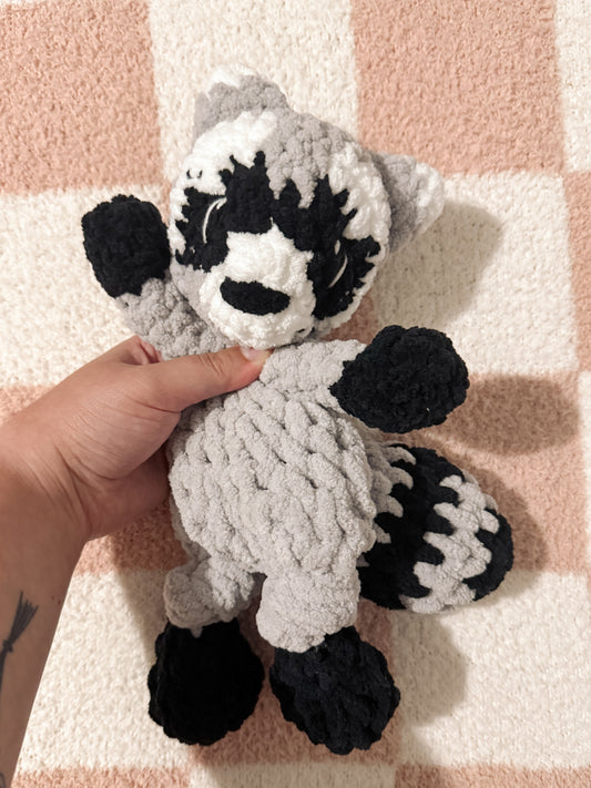 Rocky the Raccoon - Crochet Lovey