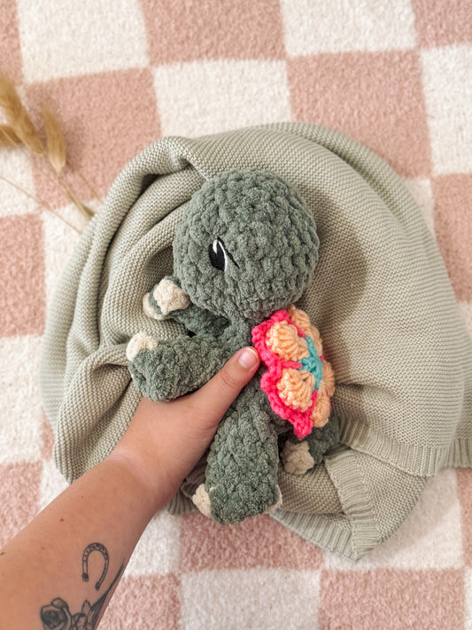 Tessa the Turtle - Crochet Lovey