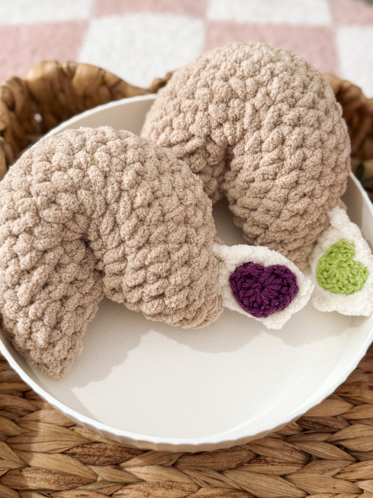 Fortune Cookie Duo - Crochet Plushie