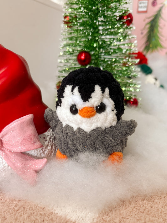 Pinecone the Penguin - Crochet Plushie