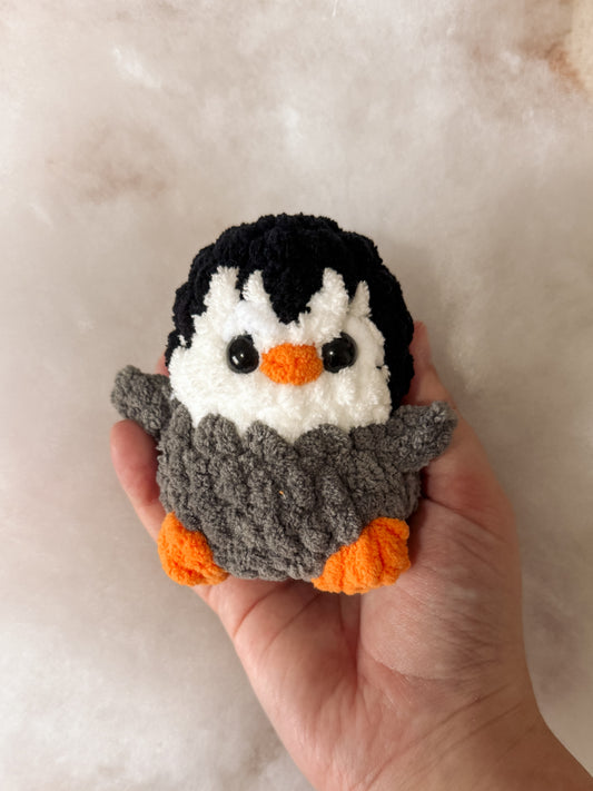 Pinecone the Penguin - Crochet Plushie