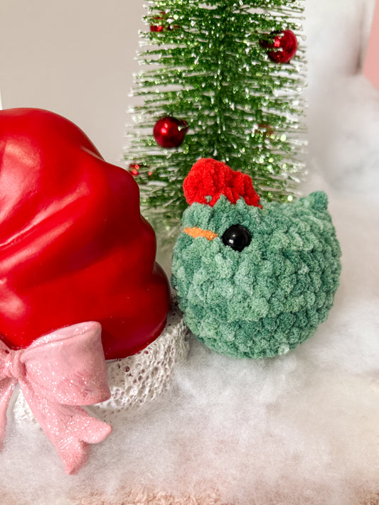 Charlie the Chicken: Holiday Edition - Crochet Plushie