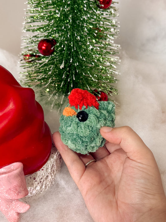 Teeny Tiny Charlie the Chicken: Holiday Edition - Crochet Plushie