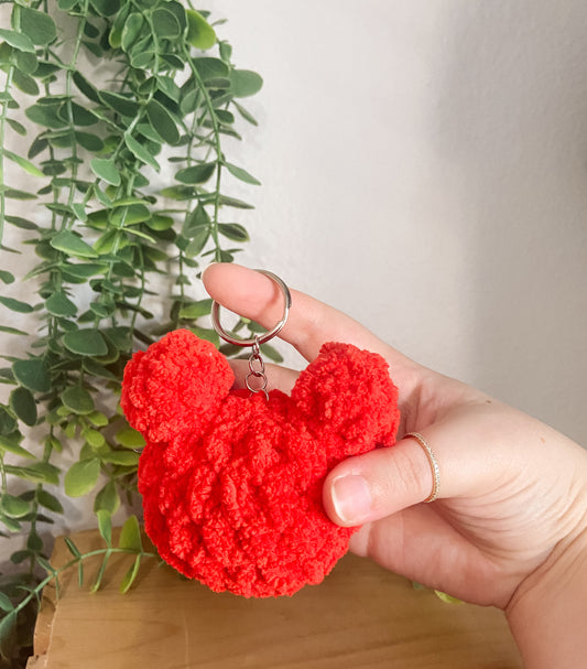 The Main Mouse Keychain - Red