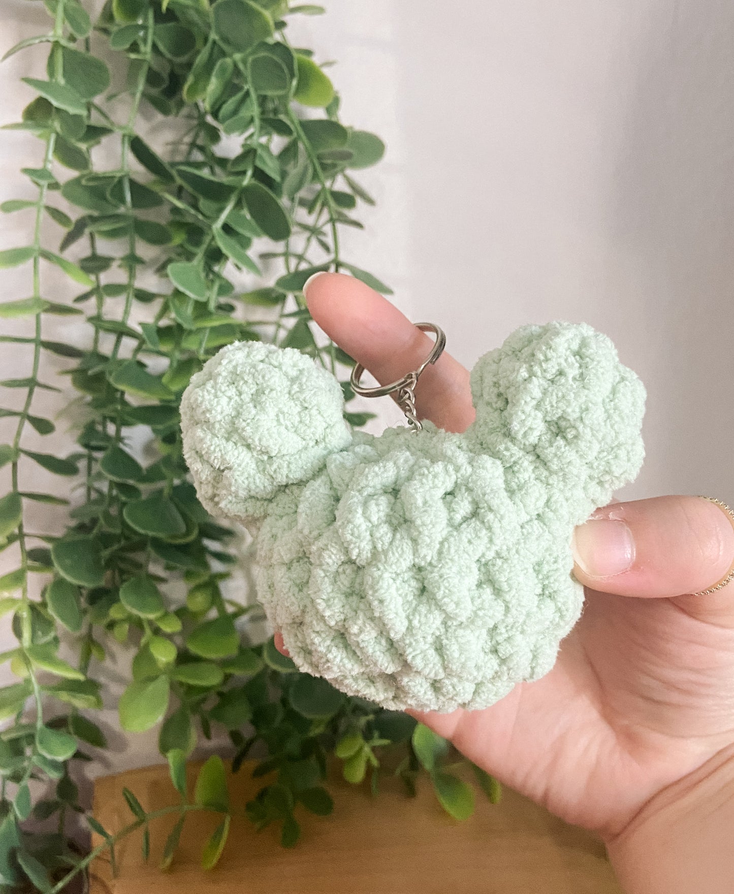 The Main Mouse Keychain - Sage